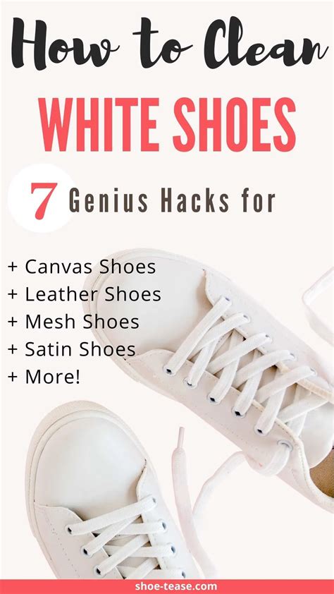 how to clean white shoes again.